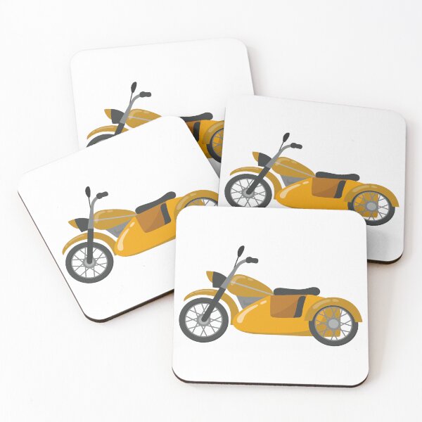 Item preview, Yellow Motorcycle Sidecar Classic designed and sold by Art-Essa.
