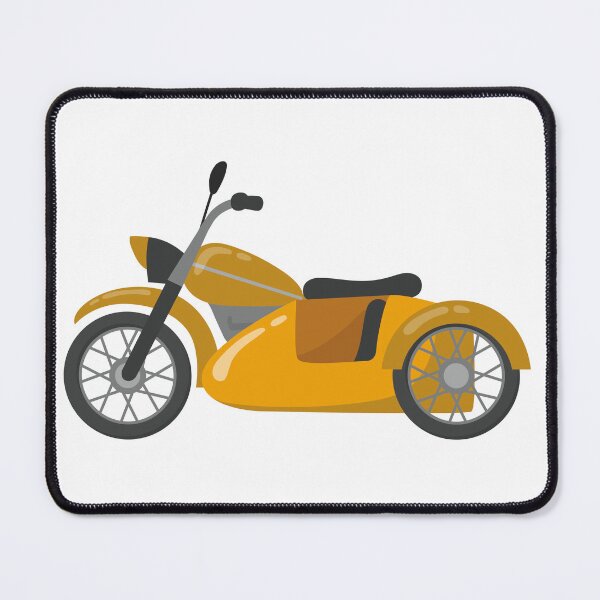 Item preview, Yellow Motorcycle Sidecar Classic designed and sold by Art-Essa.
