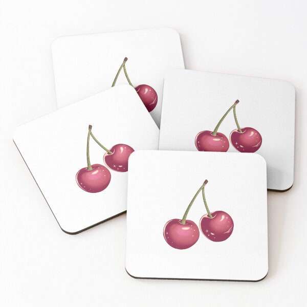 Item preview, Illustrated sparkly cherry sticker  designed and sold by Planetkaz.