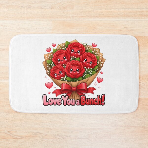 Item preview, Love You A Bunch Kawaii Roses | Cute Romance designed and sold by Dulxoz.