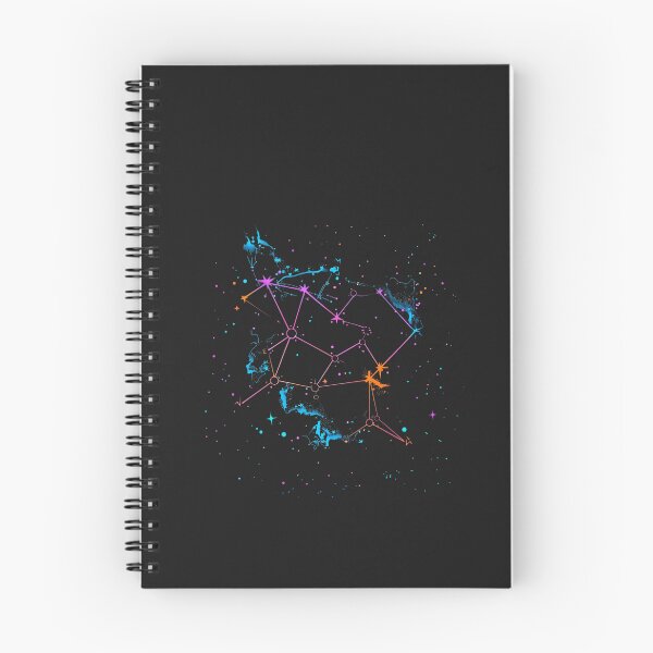 Item preview, Neon Constellation Map Minimalist Celestial Synthwave  designed and sold by RetroWaveArtCo.