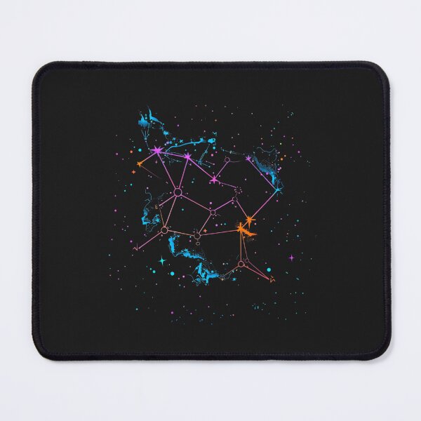 Item preview, Neon Constellation Map Minimalist Celestial Synthwave designed and sold by RetroWaveArtCo.