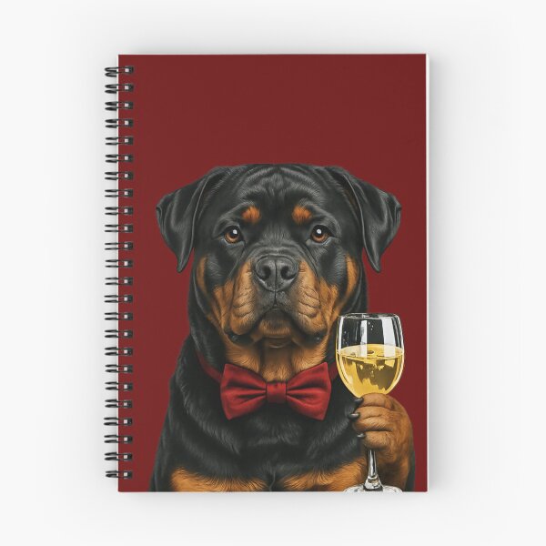 Item preview, Rottweiler With A Glass If Wine designed and sold by 123ks.