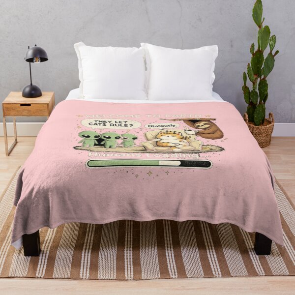 Item preview, Welcome to Earth Cat Rule Funny Alien Cat T-Shirts designed and sold by KDesignCrafts.