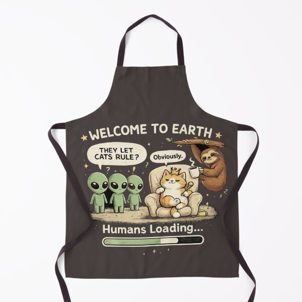 Item preview, Welcome to Earth Cat Rule Funny Alien Cat T-Shirts designed and sold by KDesignCrafts.