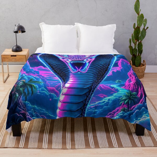 Item preview, Vaporwave Cobra, Guardian of the Neon Night designed and sold by WonderPiks.
