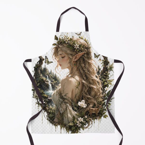 Item preview, Forest Elf Goddess | Nature Fantasy Aesthetic Artwork designed and sold by Sticleg.