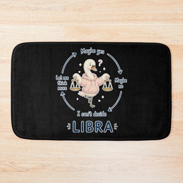 Item preview, Libra Indecisive Overthinking Swan Cute Zodiac Meme Art designed and sold by AMS.