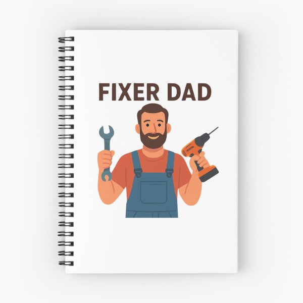 Item preview, Fixer Dad Funny Handyman Dad DIY Tools Cartoon Design designed and sold by smilup.