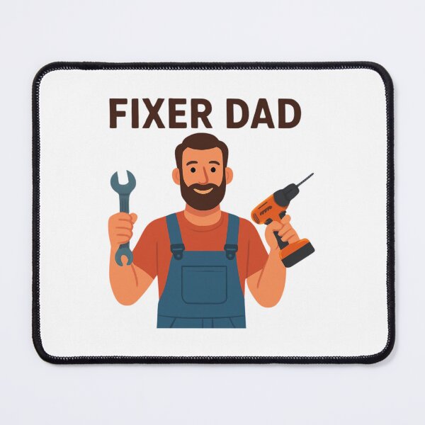 Item preview, Fixer Dad Funny Handyman Dad DIY Tools Cartoon Design designed and sold by smilup.