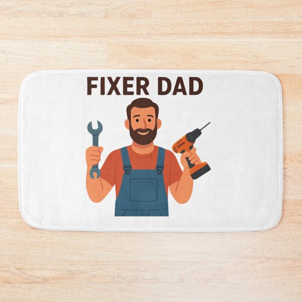 Item preview, Fixer Dad Funny Handyman Dad DIY Tools Cartoon Design designed and sold by smilup.
