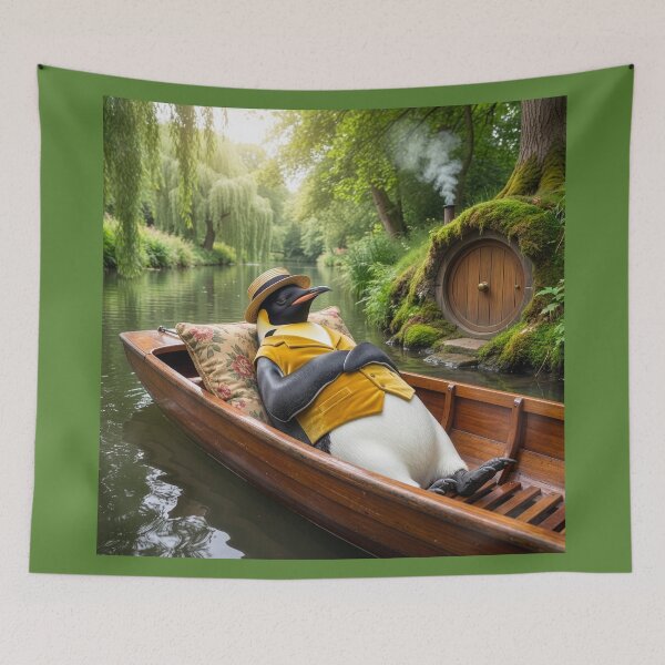 Item preview, Emperor Penguin Daydreams in His Boat designed and sold by Tridentulus.