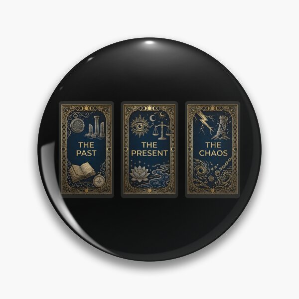Item preview, Tarot Card Set Past Present Chaos – Mystical Esoteric & Prediction Design designed and sold by Fuechse.