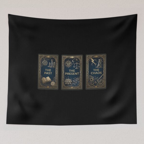 Item preview, Tarot Card Set Past Present Chaos – Mystical Esoteric & Prediction Design designed and sold by Fuechse.