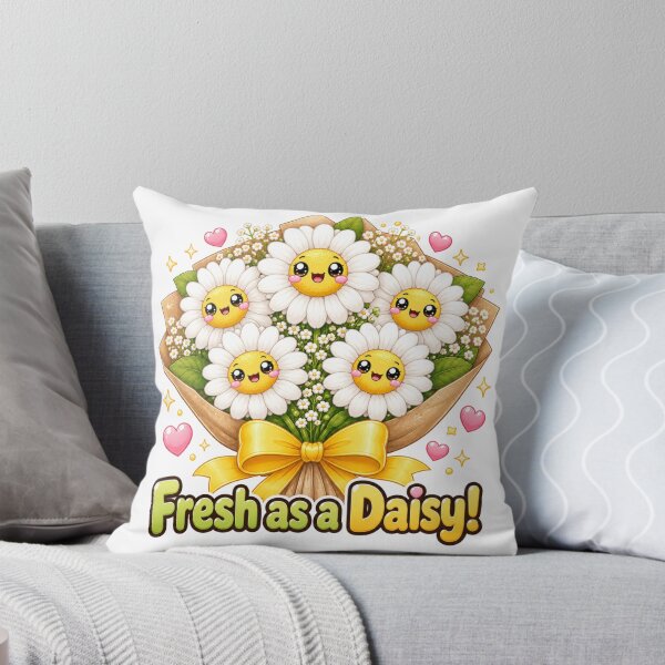 Item preview, Fresh As A Daisy | Kawaii Floral Positivity designed and sold by Dulxoz.
