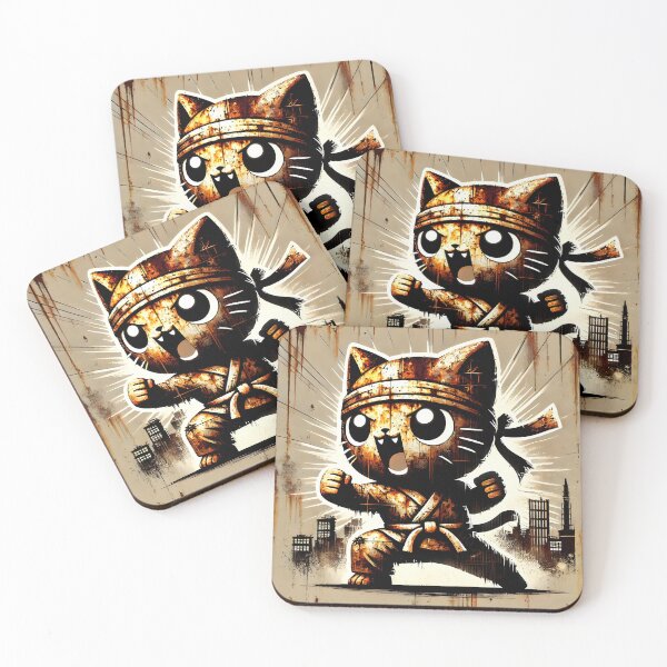 Item preview, Rusty Kung fu Kitten, Ai Generated Art designed and sold by ACC .