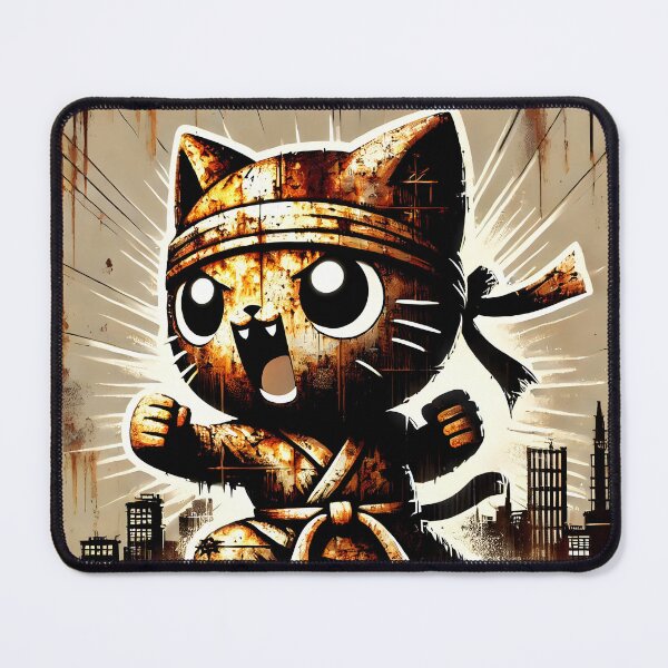 Item preview, Rusty Kung fu Kitten, Ai Generated Art designed and sold by ACC .