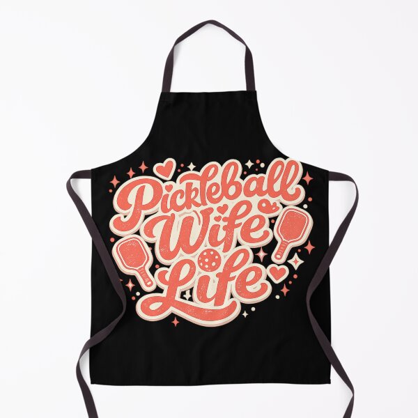 Item preview, Pickleball Wife Life – Fun Retro Typography Art | Pickleball Wife Gift designed and sold by irfanshikh.