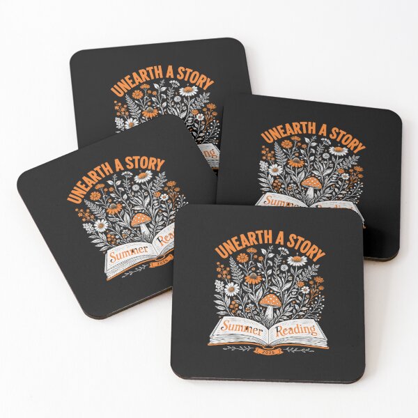 Item preview, Unearth A Story Summer Reading 2024 Book Lover Reader Librarian designed and sold by FormalDehyena.
