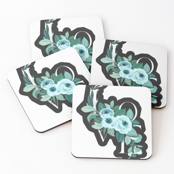 Item preview, Love Floral Letter Art Aesthetic Sticker Design designed and sold by PixelVibe Art.