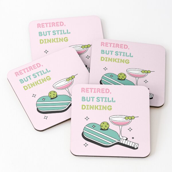 Item preview, Retired But Still Dinking Funny Tee For Pickleball Players designed and sold by WearFine.