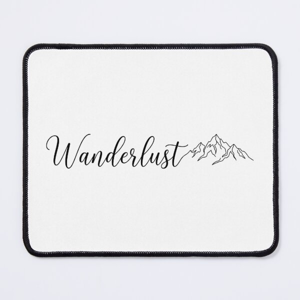 Item preview, Wanderlust Mountains Line Art – Aesthetic Outdoor & Hiking Design designed and sold by Fuechse.