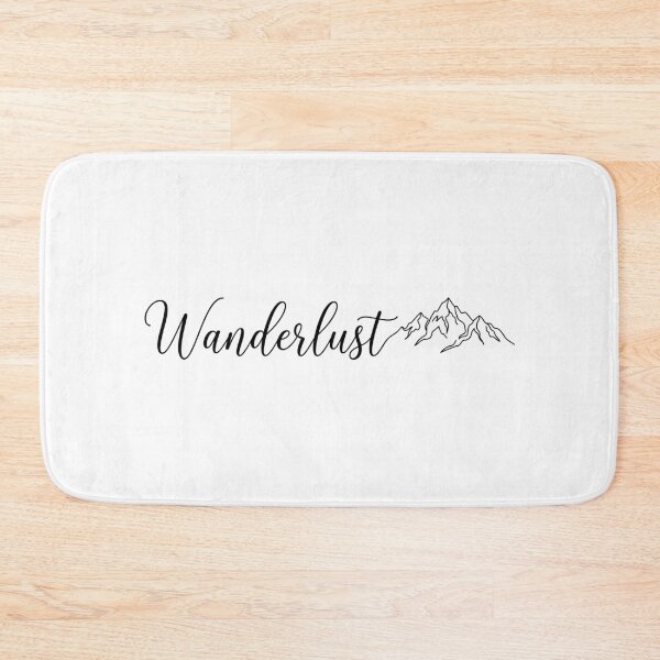 Item preview, Wanderlust Mountains Line Art – Aesthetic Outdoor & Hiking Design designed and sold by Fuechse.