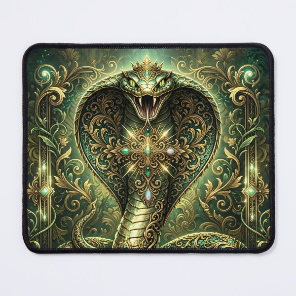 Item preview, Ornamental king cobra in Gothic style designed and sold by WonderPiks.