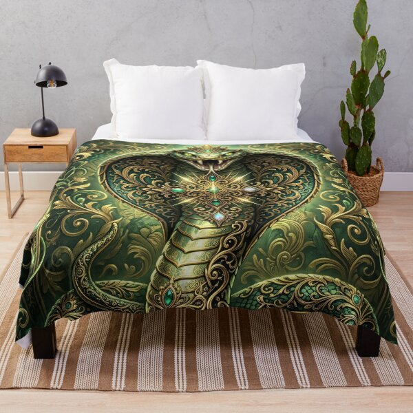 Item preview, Ornamental king cobra in Gothic style designed and sold by WonderPiks.