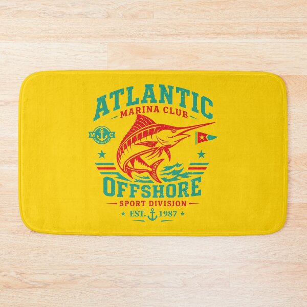 Item preview, Atlantic Marina Club Offshore Sport Division Vintage Fishing Streetwear designed and sold by CamaleonDesigns.