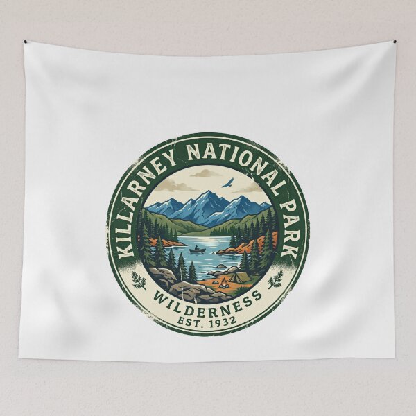 Item preview, Killarney National Park Wilderness Est. 1932 Ireland Travel Hiking Camping designed and sold by Simsimah26Parks.