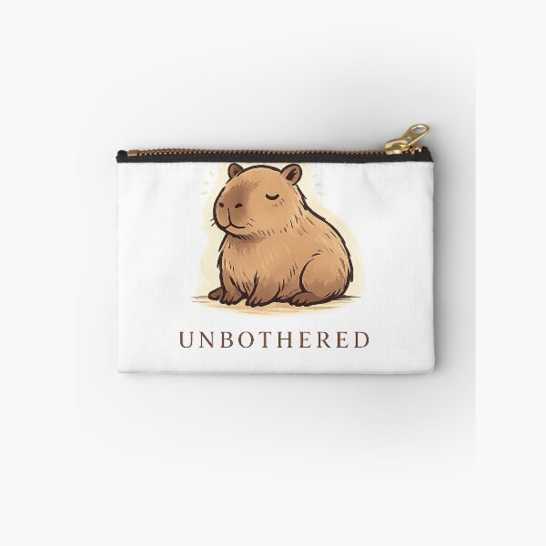 Item preview, Capybara Unbothered Design designed and sold by Softbear Atelier.
