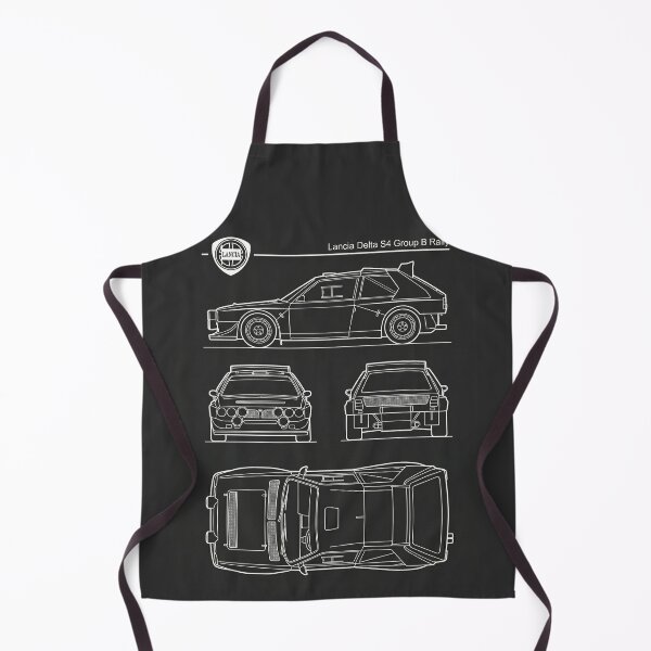 Item preview, Lancia Delta S4 Group B Blueprint Classic Rally Car Technical Outline designed and sold by Motorline44.