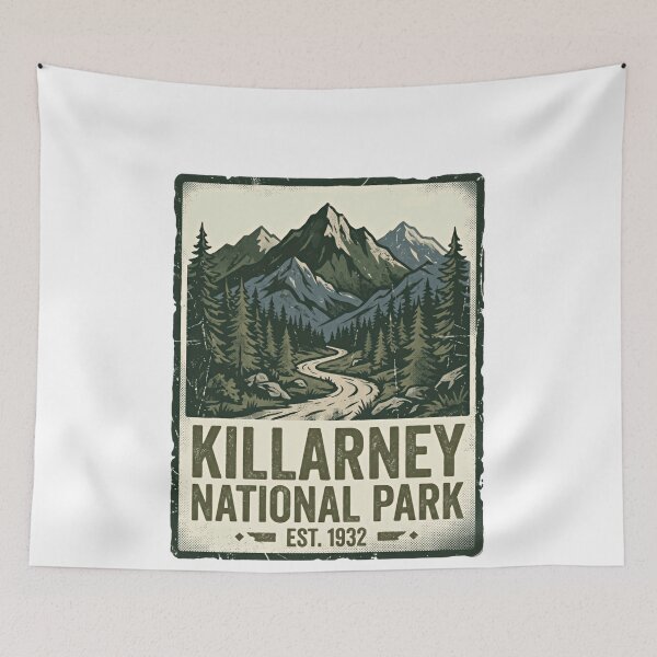 Item preview, Killarney National Park Est. 1932 Ireland Travel Hiker Souvenir designed and sold by Simsimah26Parks.