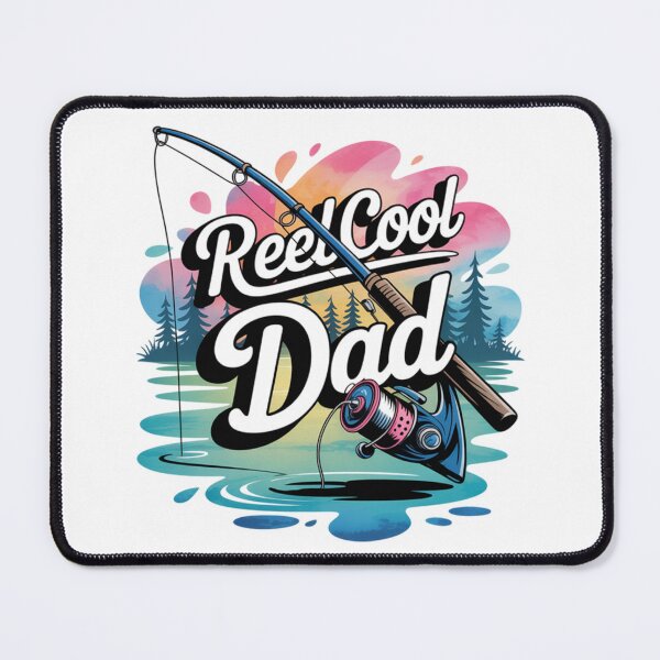 Item preview, Reel Cool Dad Fishing Graphic Art designed and sold by ShopVelona.