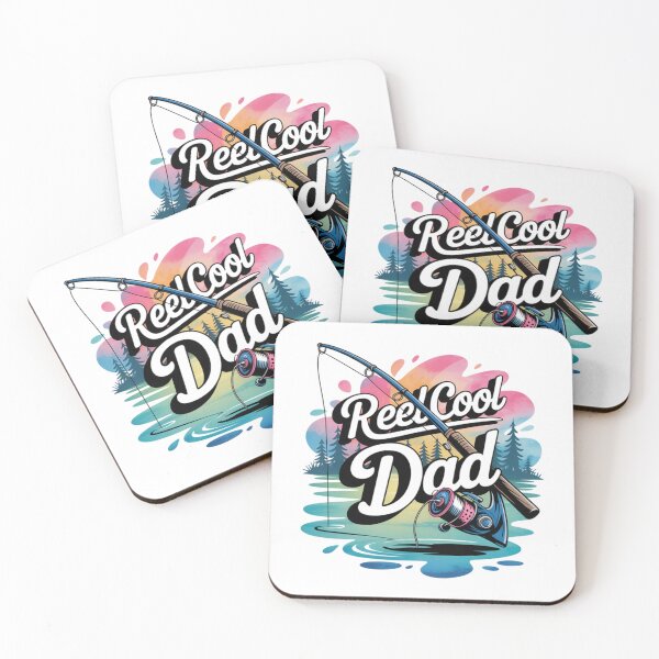 Item preview, Reel Cool Dad Fishing Graphic Art designed and sold by ShopVelona.