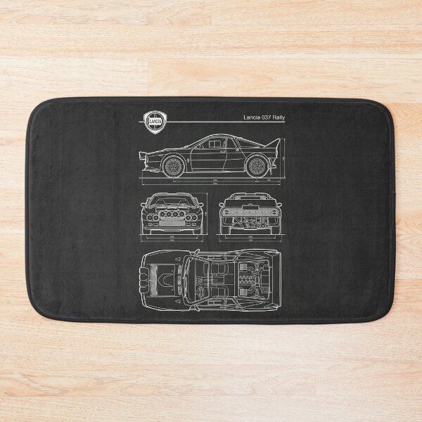 Item preview, Lancia 037 Rally Group B Blueprint Classic Race Car Technical Outline designed and sold by Motorline44.