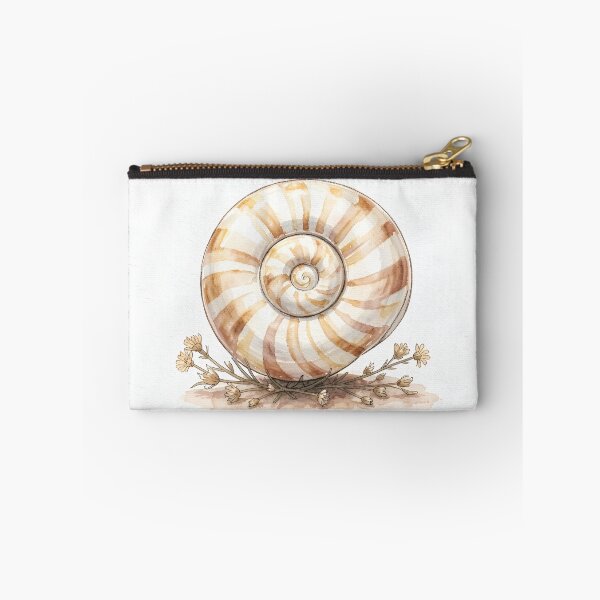 Item preview, Nautilus Shell Watercolor Art -  Luxury Spiral Coastal Print designed and sold by LuminaArtRO.