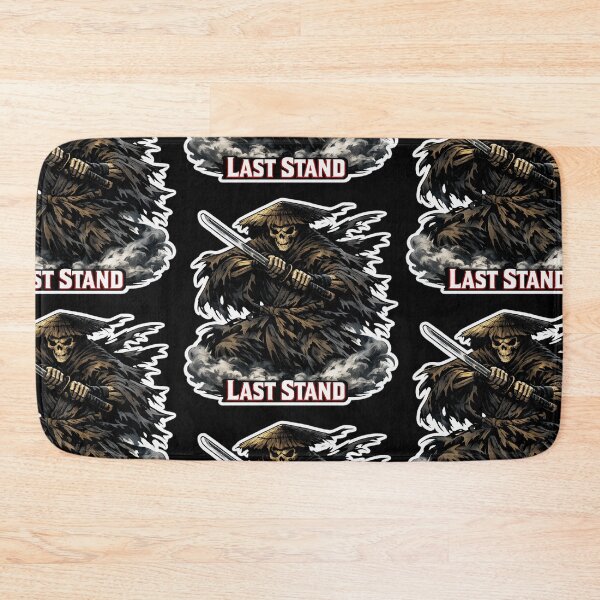 Item preview, Last Stand Skeleton Ronin Samurai With Katana Dark Warrior Sticker designed and sold by Ecocrushstudio.