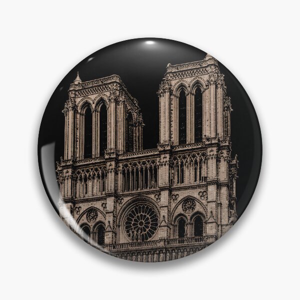 Artikelvorschau, Notre Dame Vintage-Reisebriefmarkendesign – Retro-Kunstwerk über das Pariser Wahrzeichen entworfen und verkauft von ArtYouFeel.