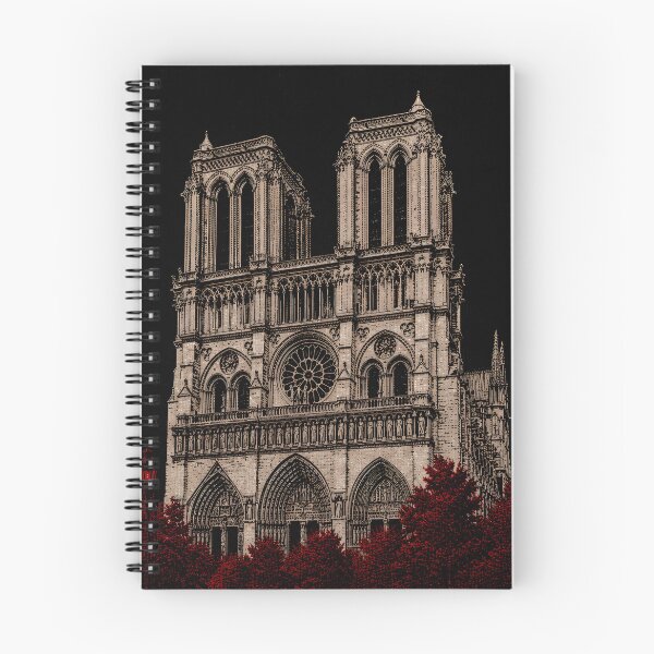 Item preview, Notre Dame Vintage Travel Stamp Design – Retro Paris Landmark Art designed and sold by ArtYouFeel.