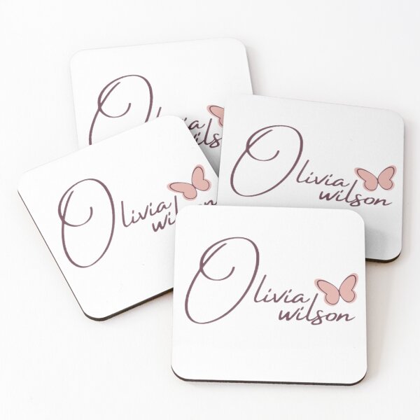Item preview, Olivia Wilson Butterfly Name Aesthetic Sticker designed and sold by PixelVibe Art.