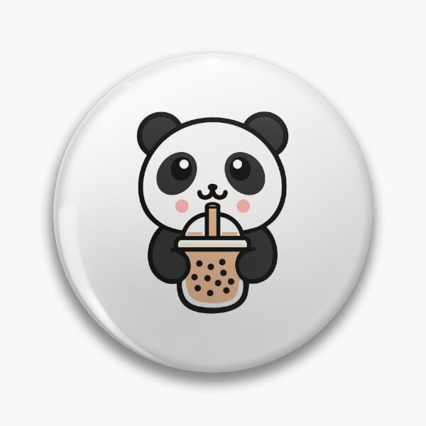 Item preview, Cute Kawaii Panda Drinking Bubble Tea designed and sold by IYI.