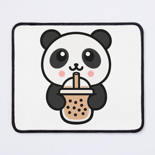Artikelvorschau, Niedlicher Kawaii-Panda trinkt Bubble Tea entworfen und verkauft von IYI.