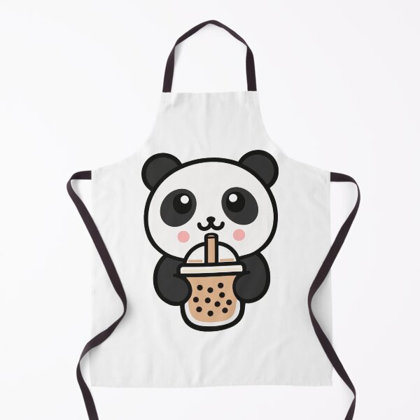 Item preview, Cute Kawaii Panda Drinking Bubble Tea designed and sold by IYI.