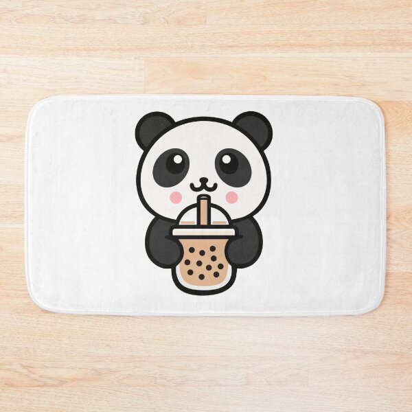 Item preview, Cute Kawaii Panda Drinking Bubble Tea designed and sold by IYI.