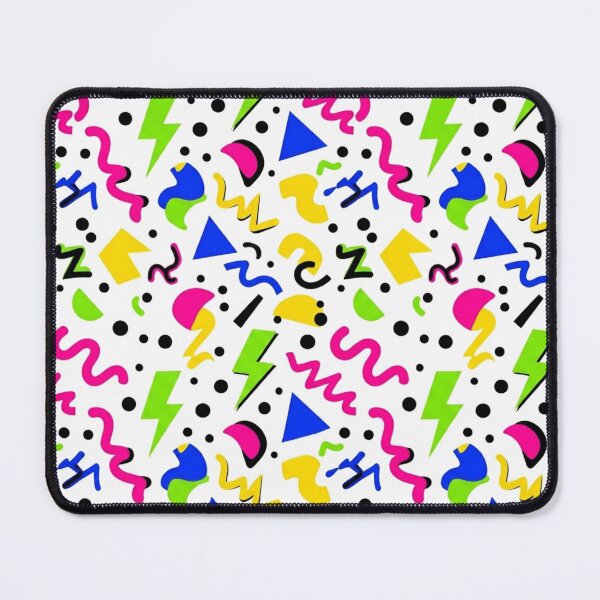 Item preview, Retro Memphis Geometric Seamless Pattern Print designed and sold by Inkworksbyshery.