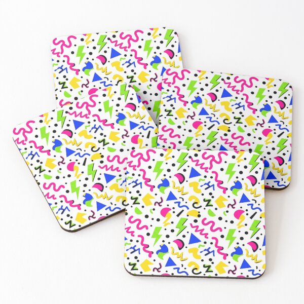 Item preview, Retro Memphis Geometric Seamless Pattern Print designed and sold by Inkworksbyshery.