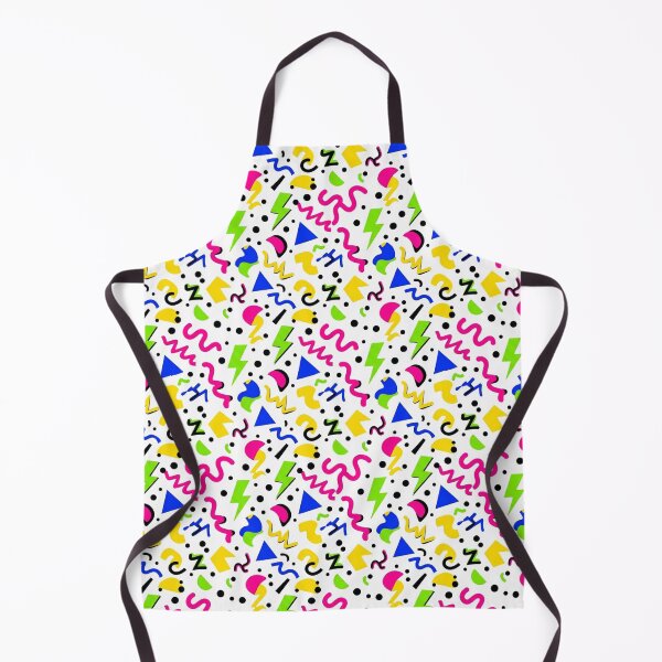 Item preview, Retro Memphis Geometric Seamless Pattern Print designed and sold by Inkworksbyshery.