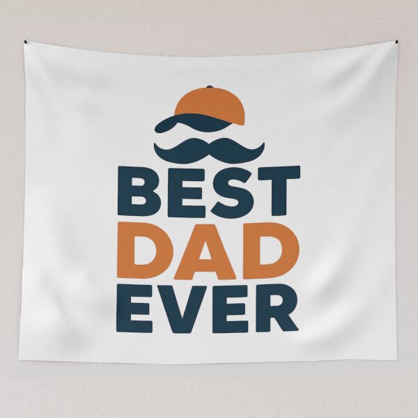 Item preview, Best Dad Ever Funny Father’s Day Vintage Mustache Design designed and sold by smilup.